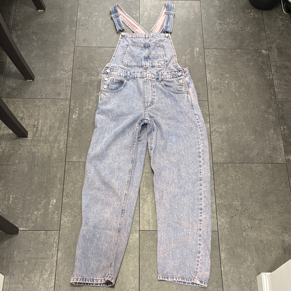 We the Free XS Ziggy Denim Overall Straight Leg Overalls Free People